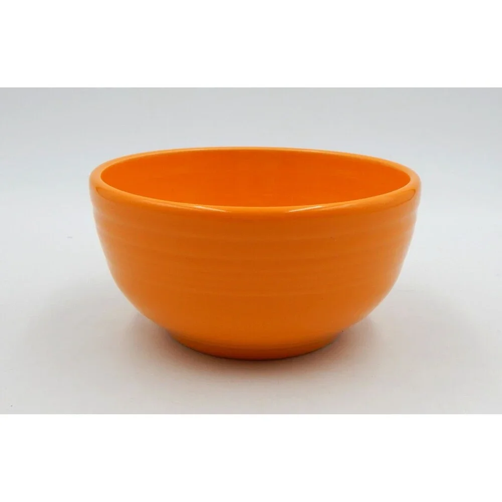 Fiesta Fiestaware Orange Classic Rim Small Bowl 5.5 Wide 2.75 Tall